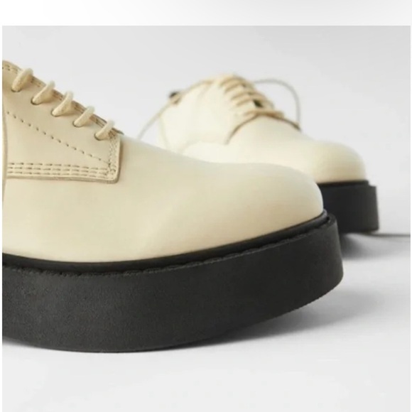 Zara platform loafers NWT